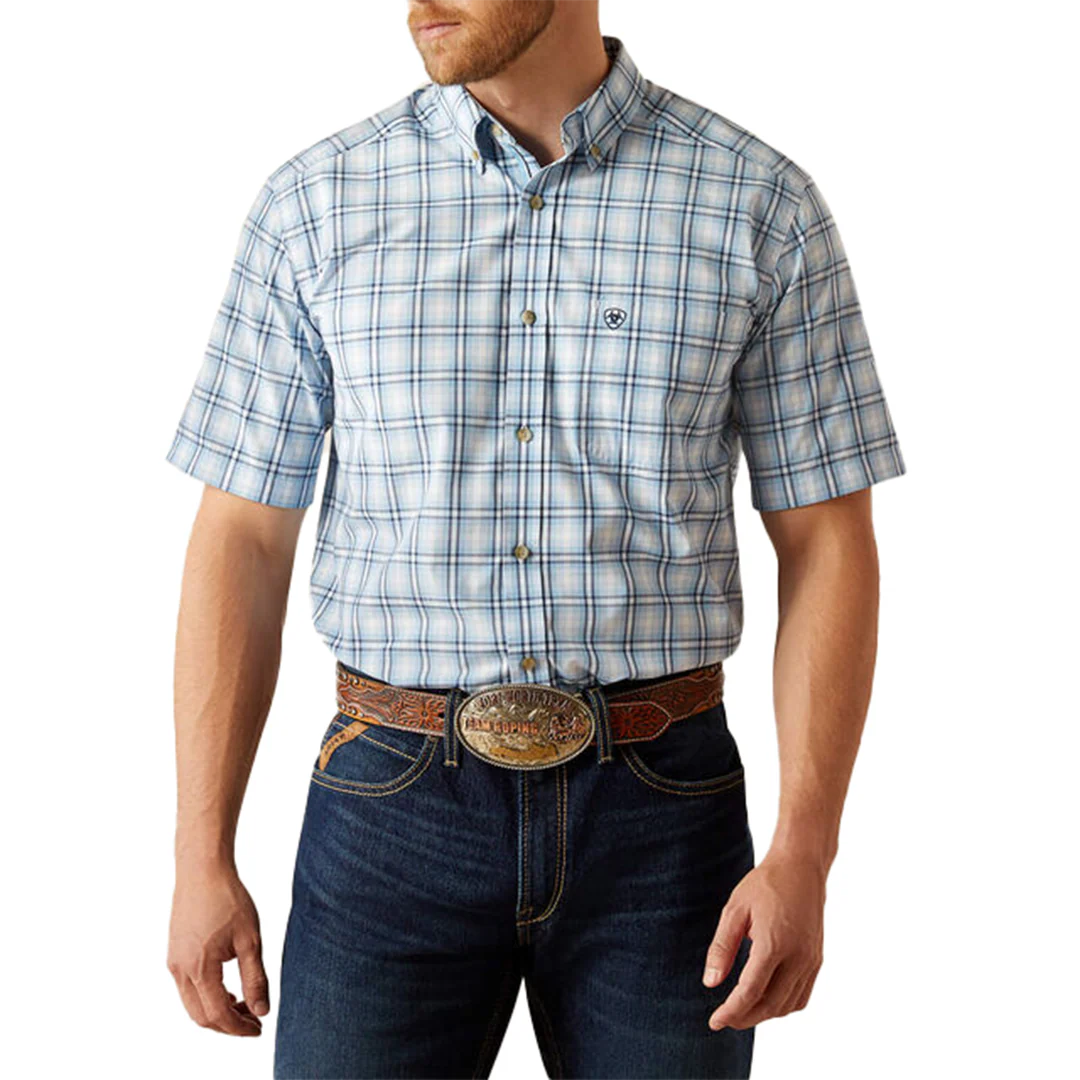 Ariat Men's Pro Series Cal Classic Fit Short Sleeve Button Shirt