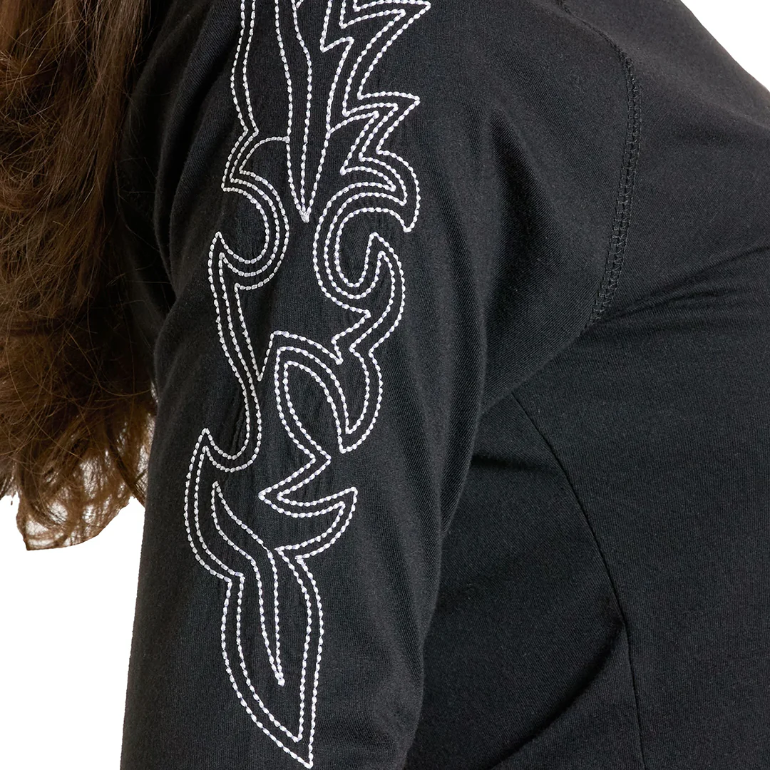 Rock & Roll Denim Women's Raglan Screen Blouse