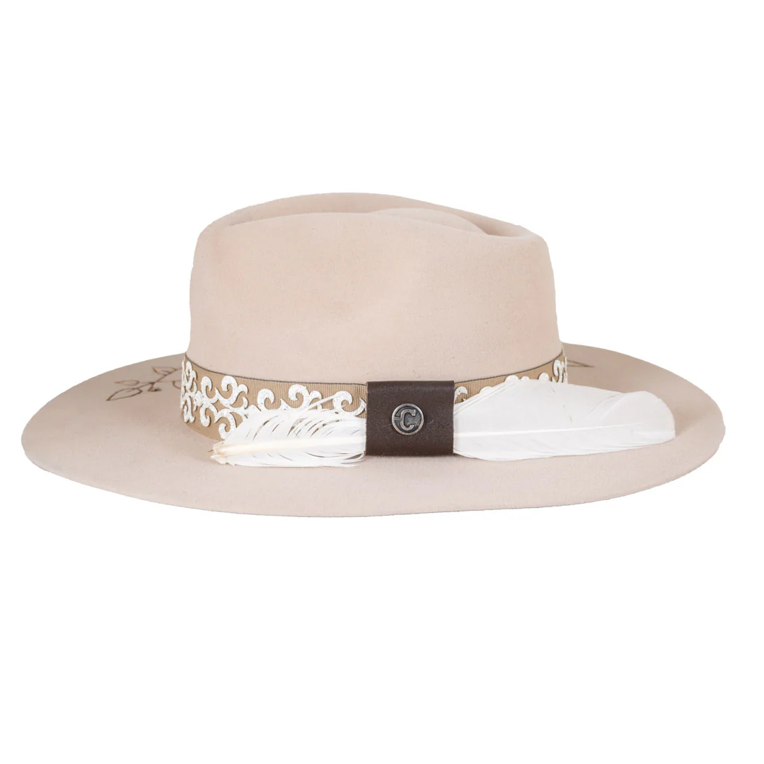 Corral Women's Floral Felt Hat