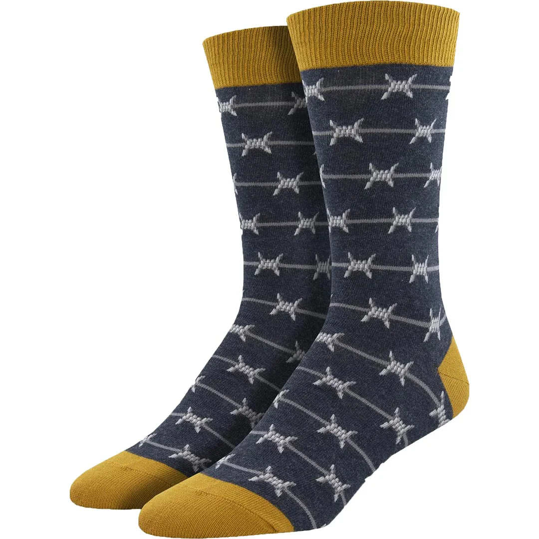 Socksmith Men's Keep Out Crew Socks