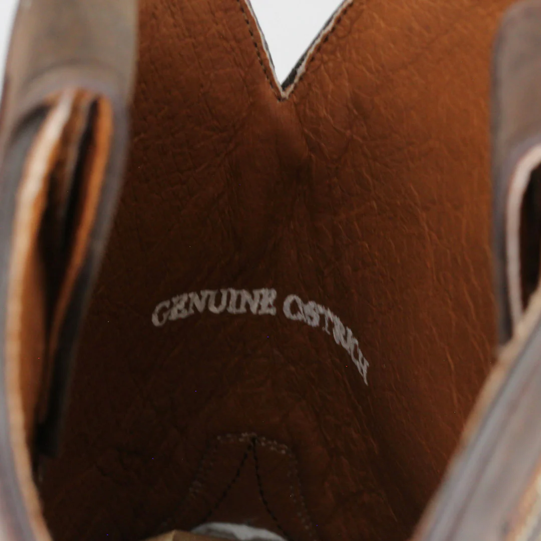 Dan Post Men's Alamosa Full Quill Ostrich Cowboy Boots