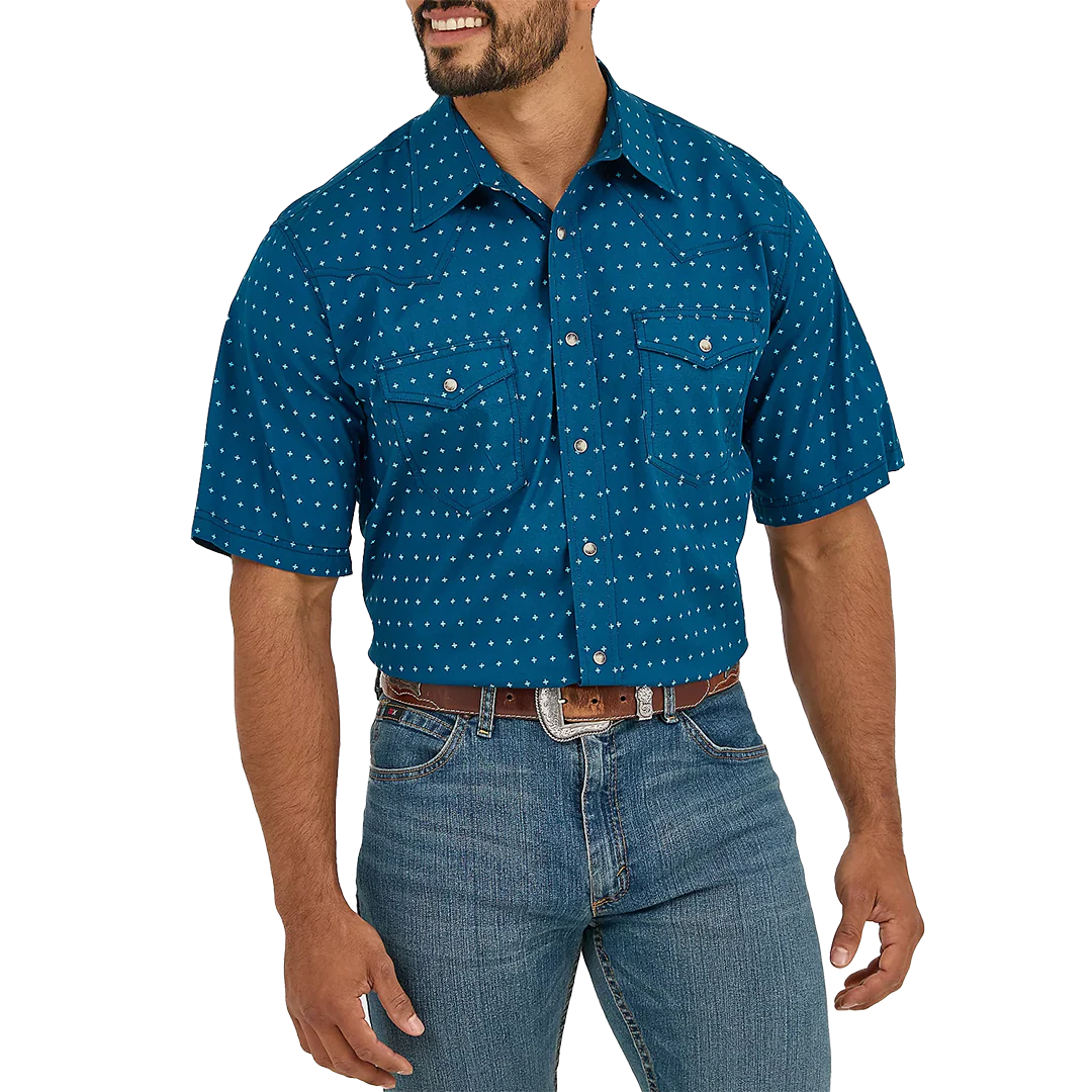 Wrangler Men's 20X Competition Advanced Comfort Short Sleeve Snap Shirt