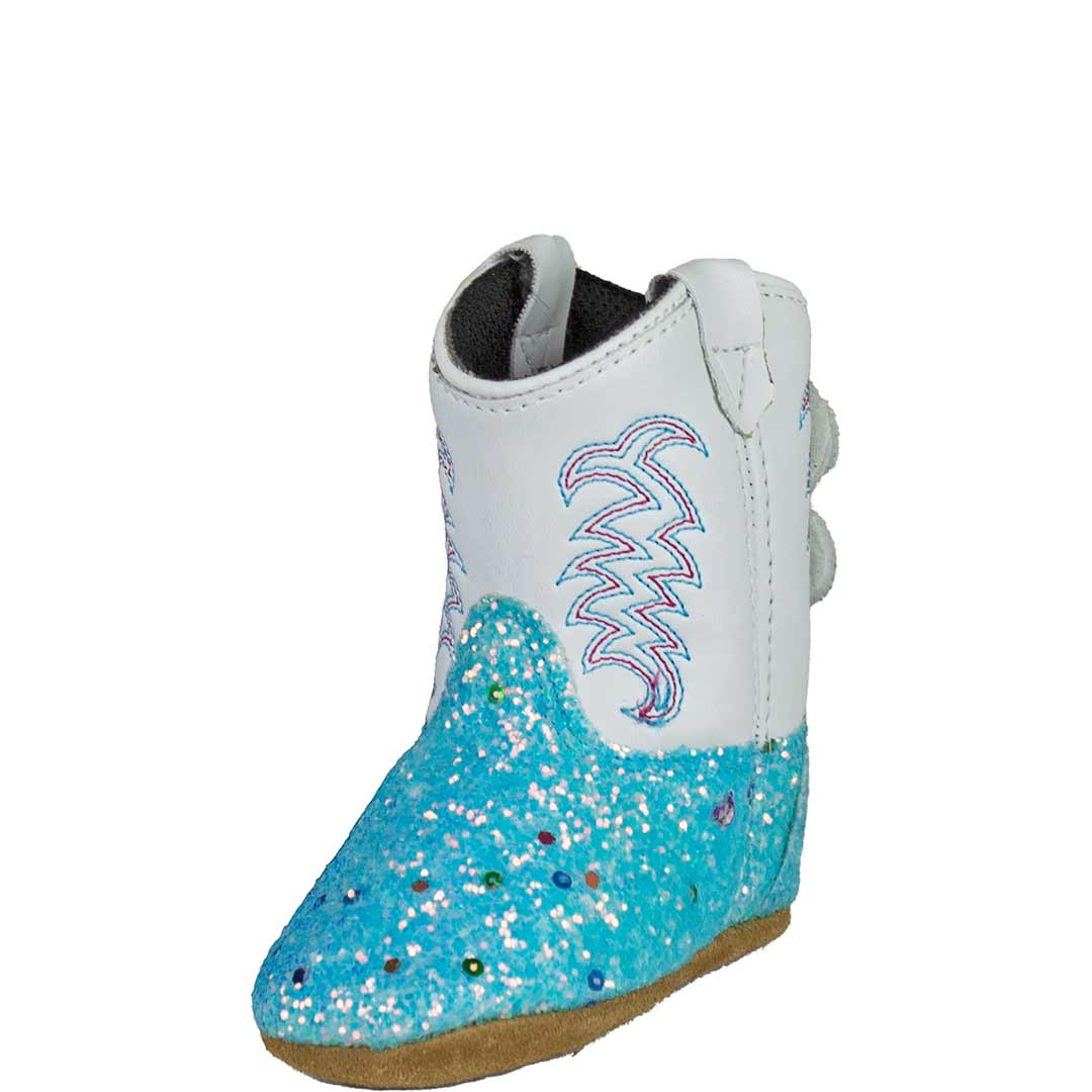 Old West Baby Girls' Glitter Poppet Cowgirl Boots