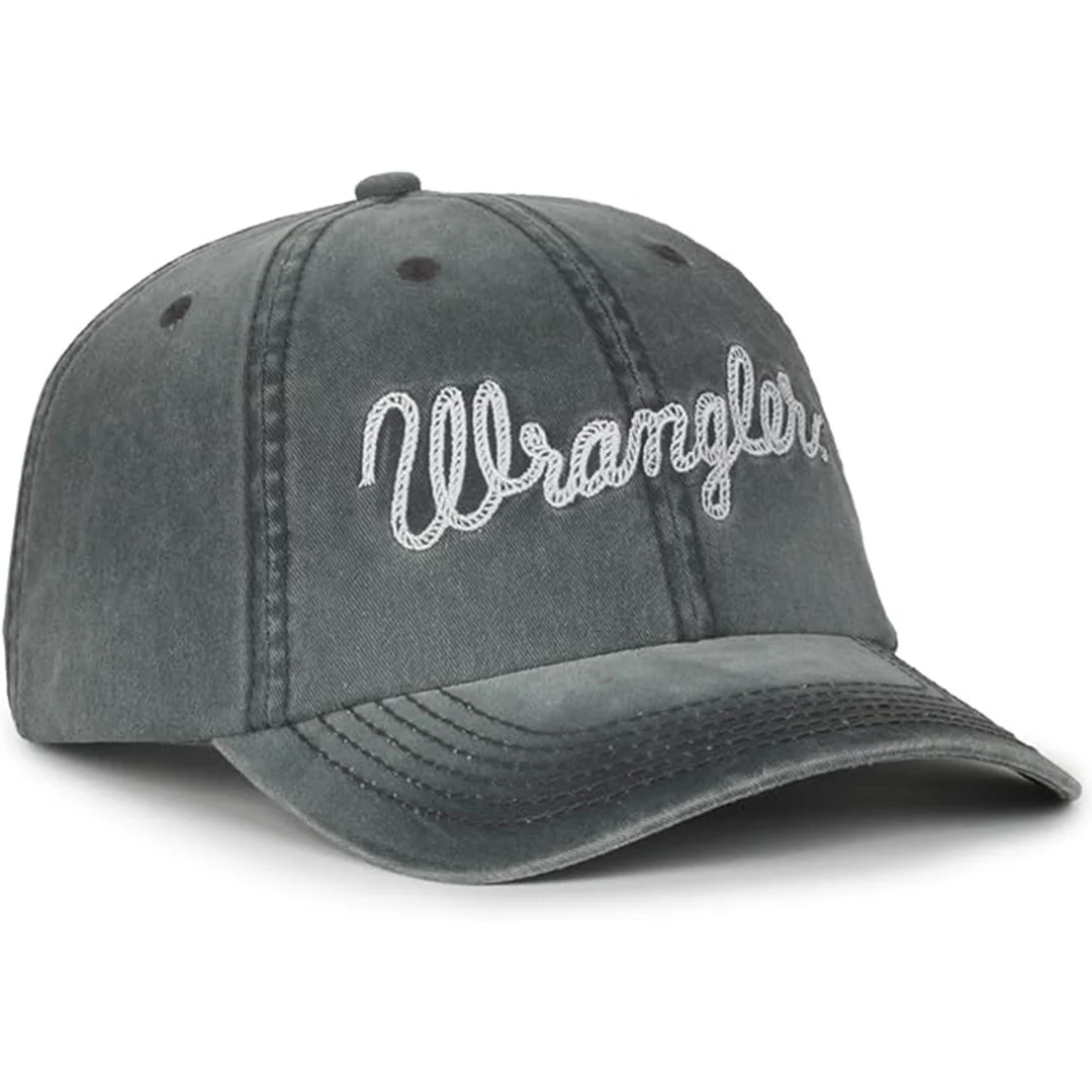 Wrangler Unisex Pig-Dye Logo Cap