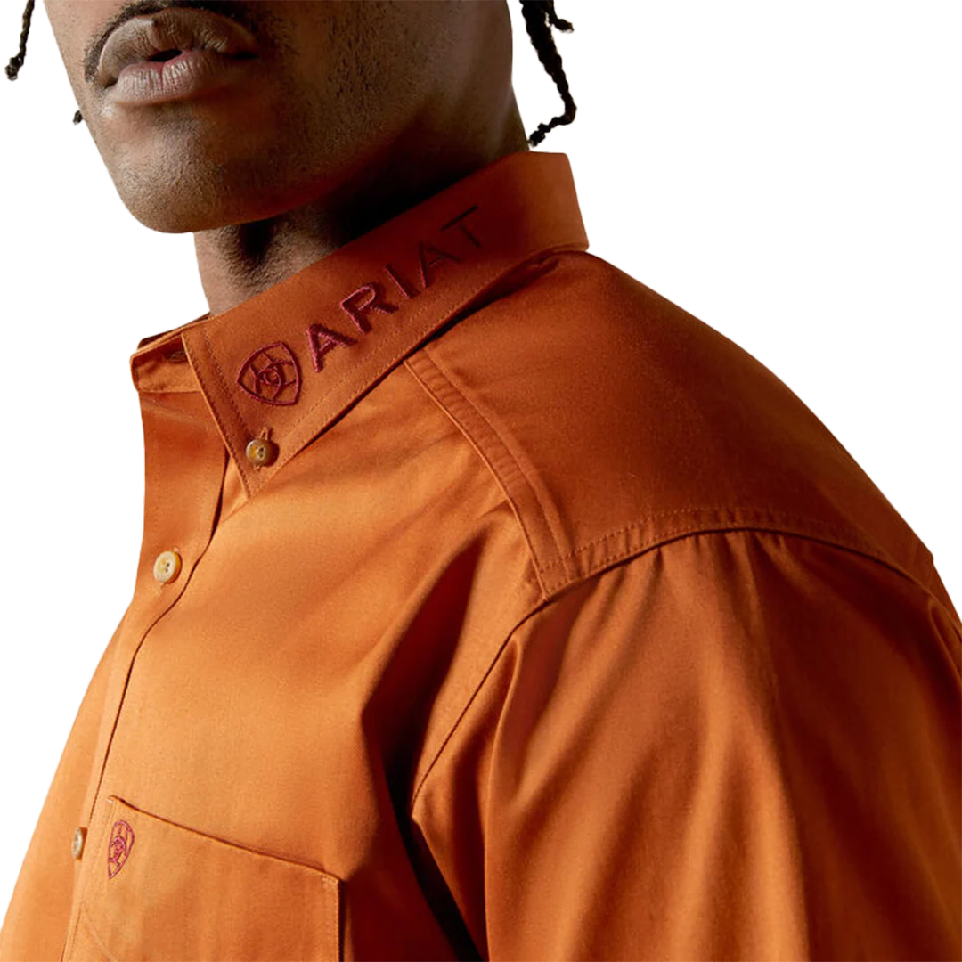 Ariat Men's Team Logo Twill Classic Fit Long Sleeve Button Shirt