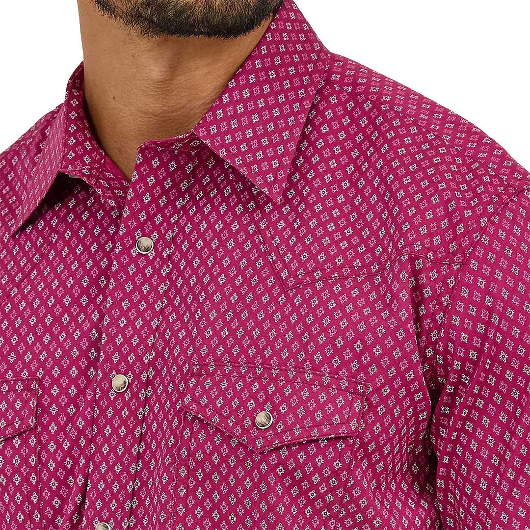 Wrangler Men's 20X Competition Advanced Comfort Long Sleeve Snap Shirt