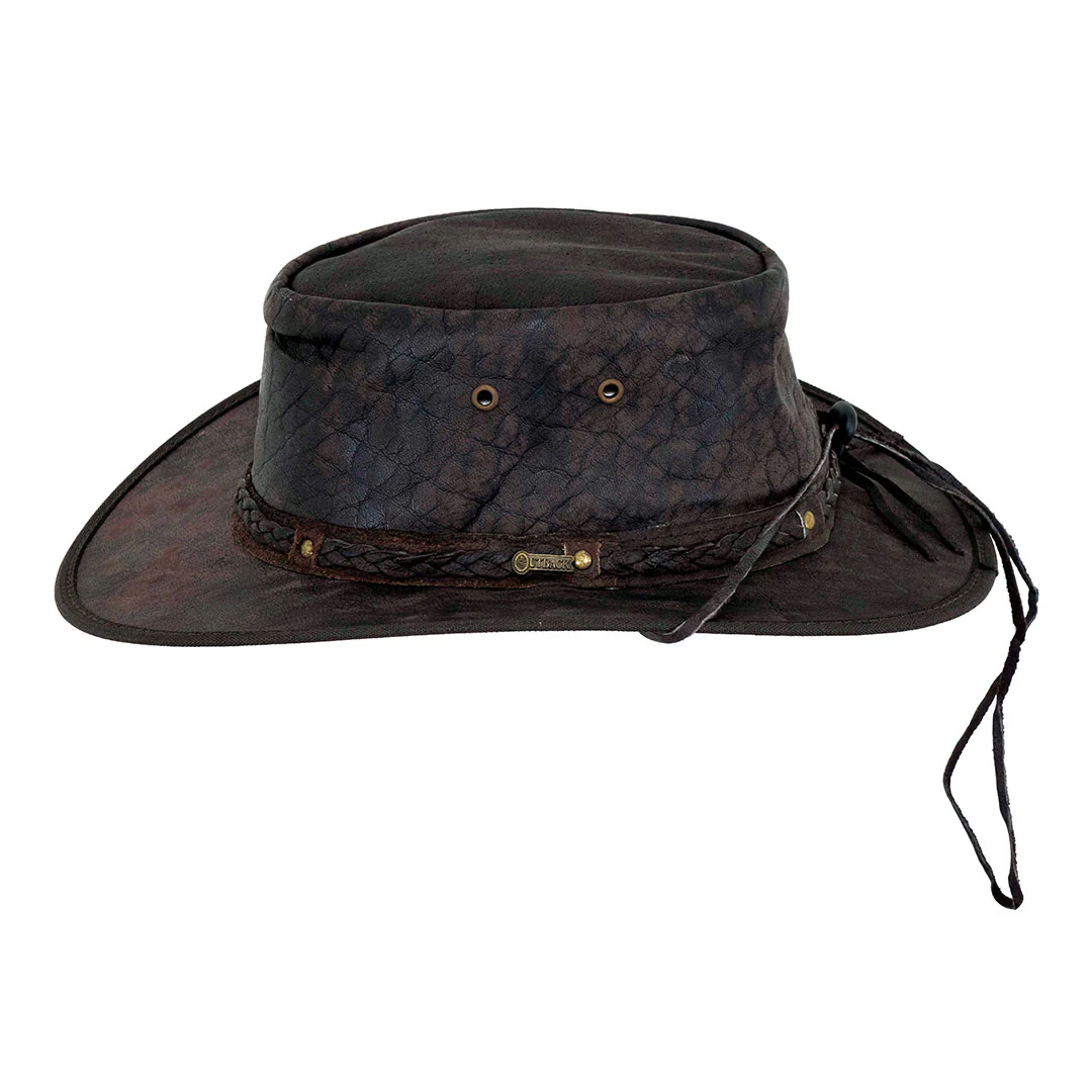Outback Trading Co. Iron Bark Western Leather Hat