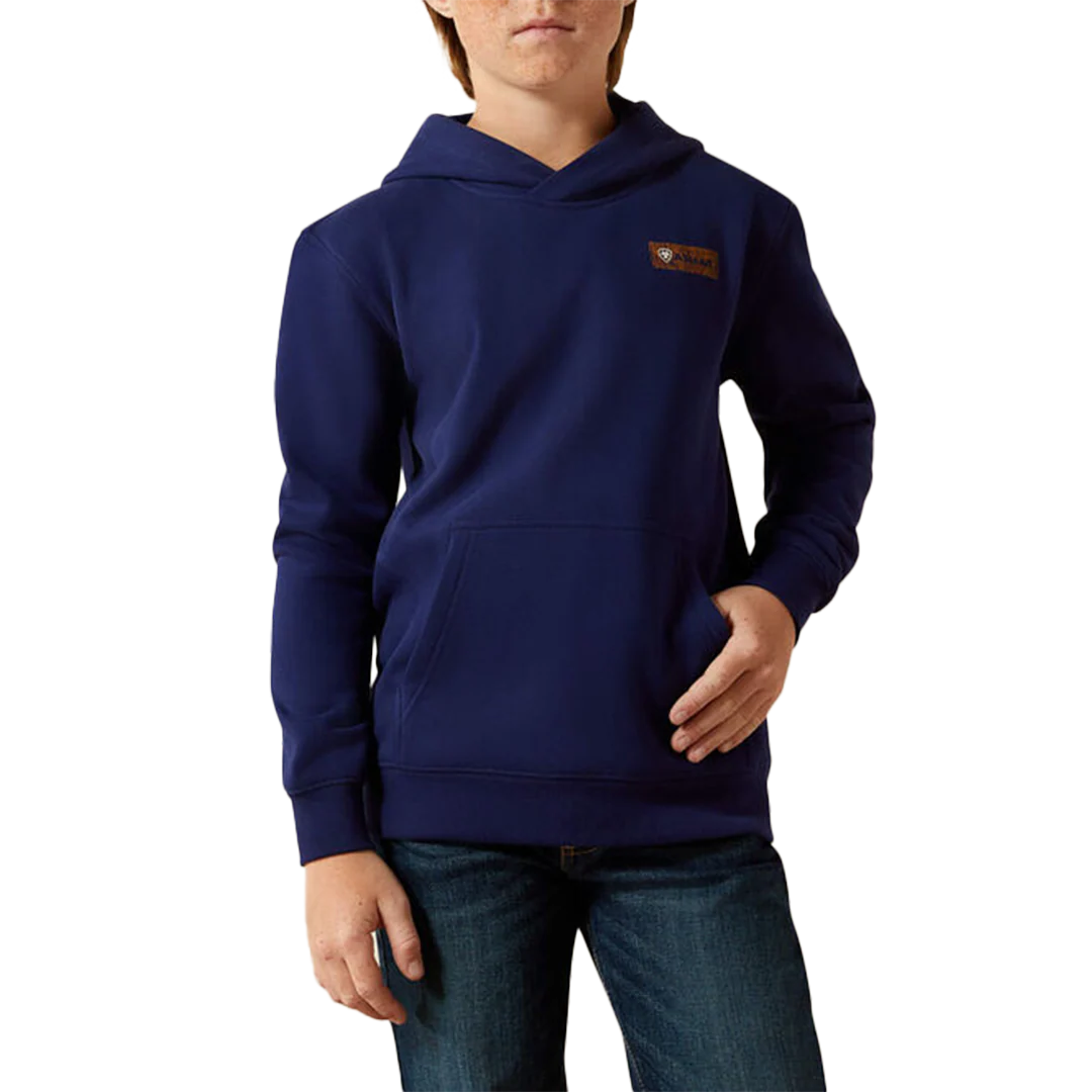 Ariat Boys' Woodshop Stack Hoodie