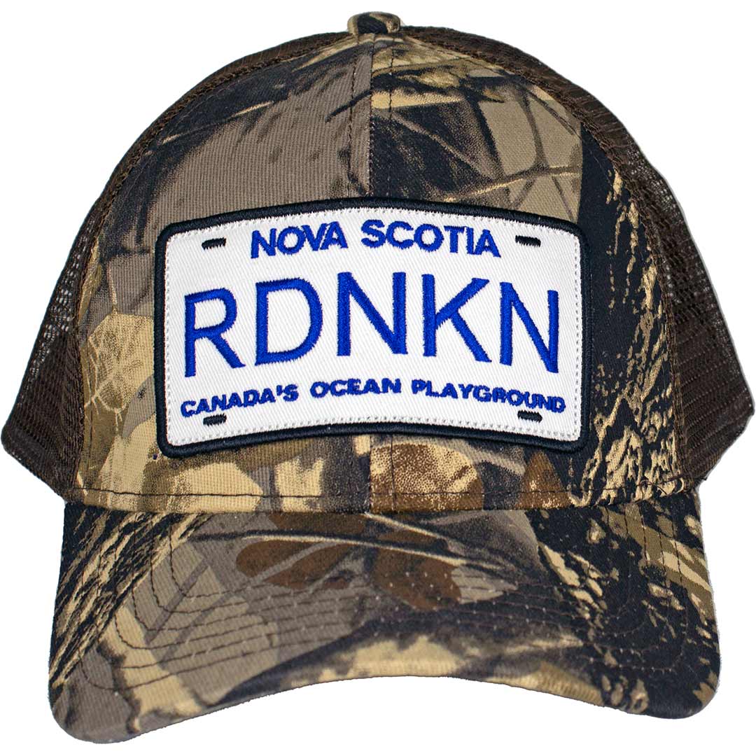 Rdnkn' Men's Nova Scotia RDNKN Camo Snap Back Trucker Cap