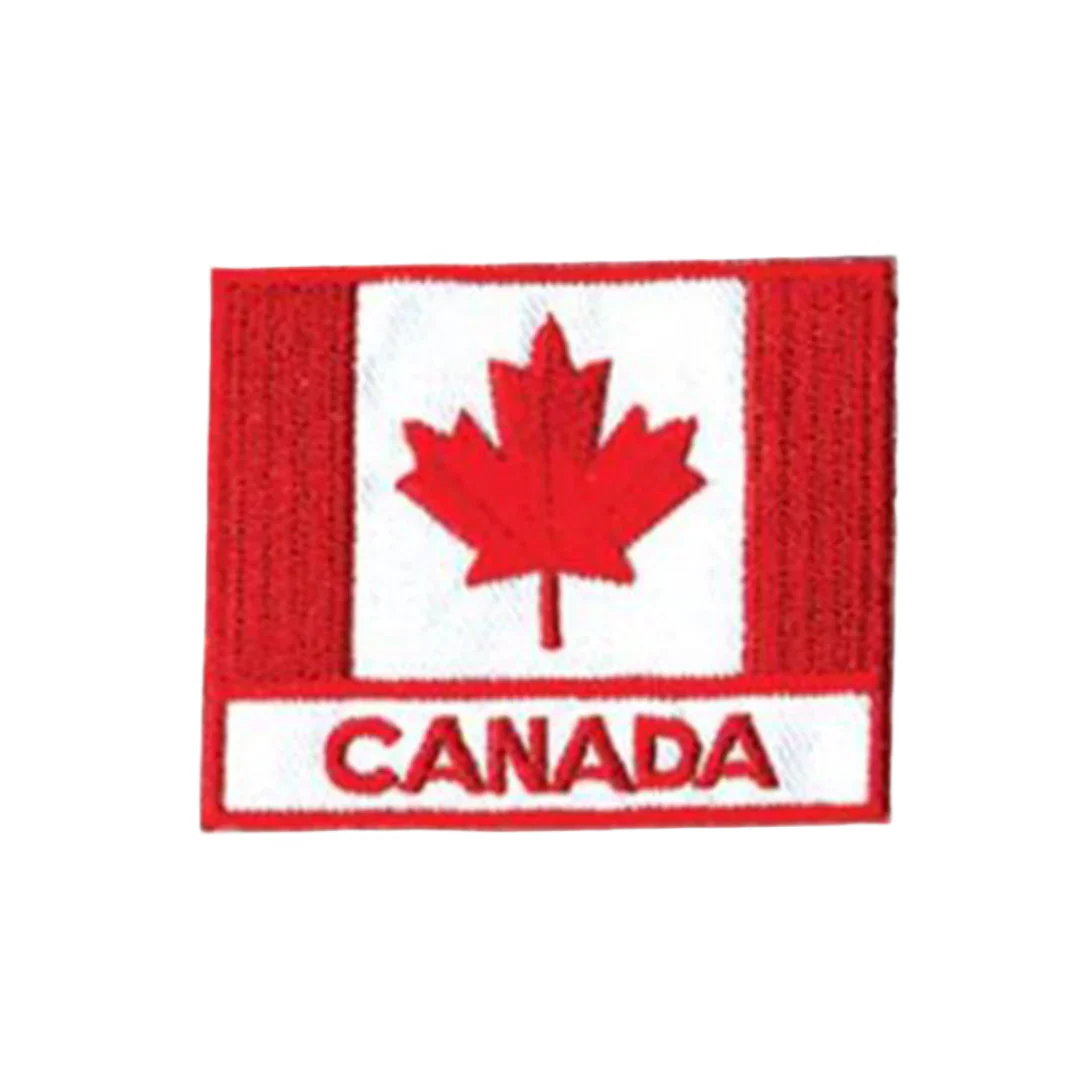 Postcard Souvenirs Patch Canada Flag