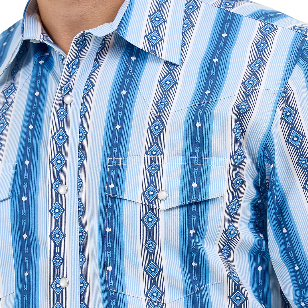 Wrangler Men's Checotah Long Sleeve Snap Shirt