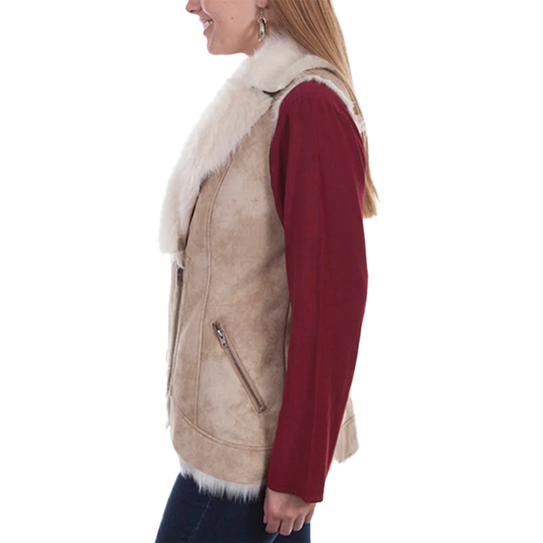 Scully Women's Faux Fur Trim Vest