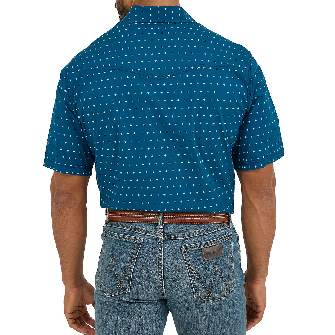 Wrangler Men's 20X Competition Advanced Comfort Short Sleeve Snap Shirt