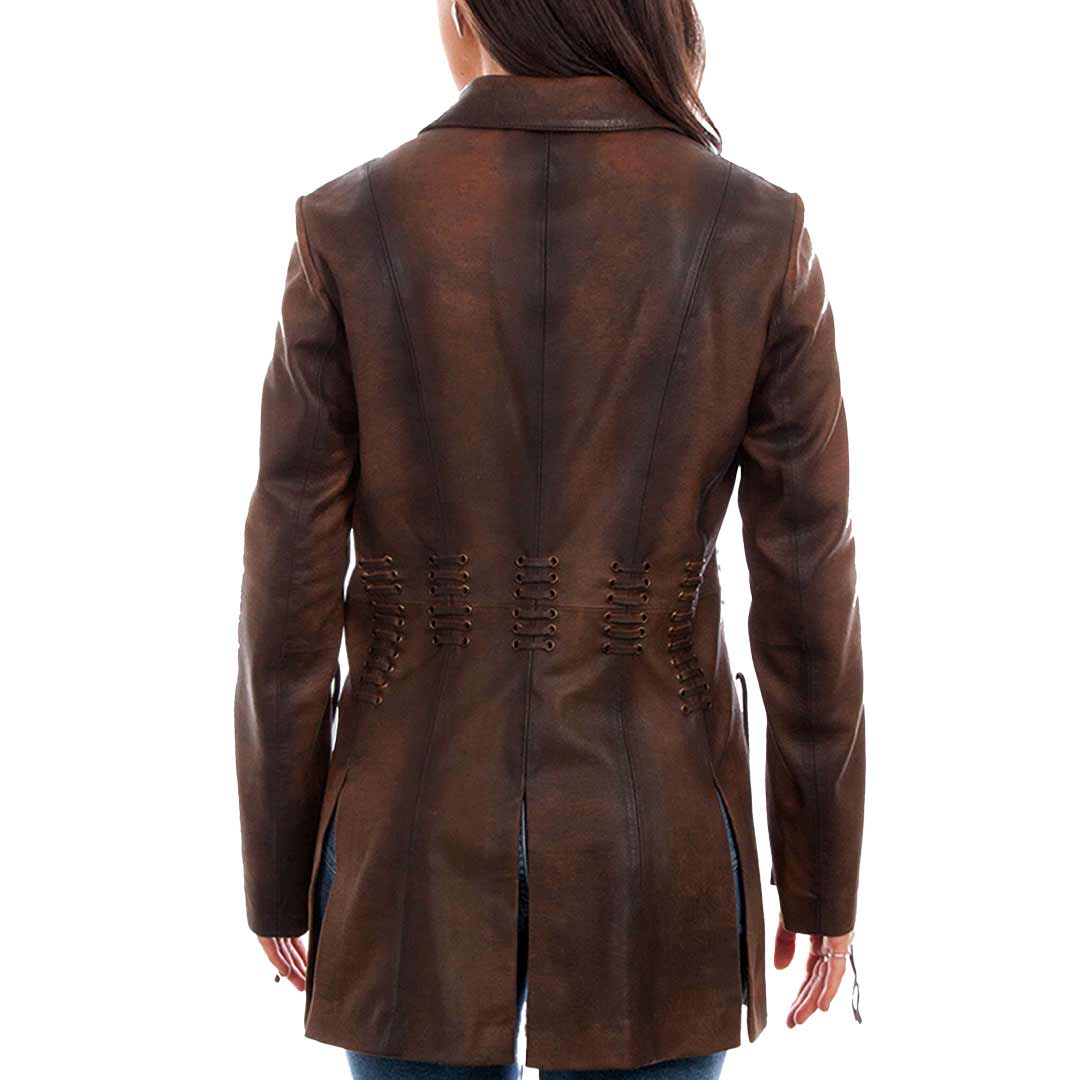 Scully Women's Lacing Accent Leather Jacket