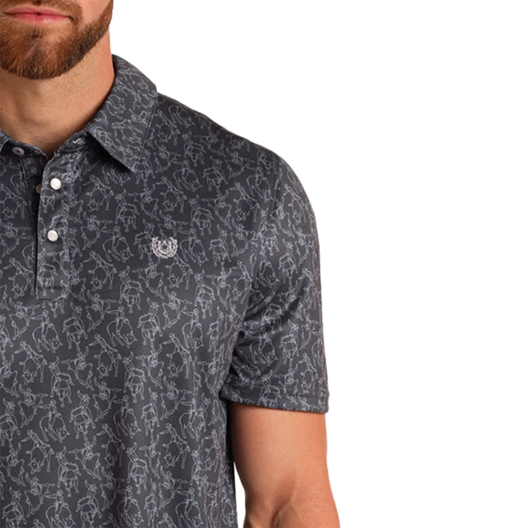 Panhandle Men's Rodeo Novelty Polo