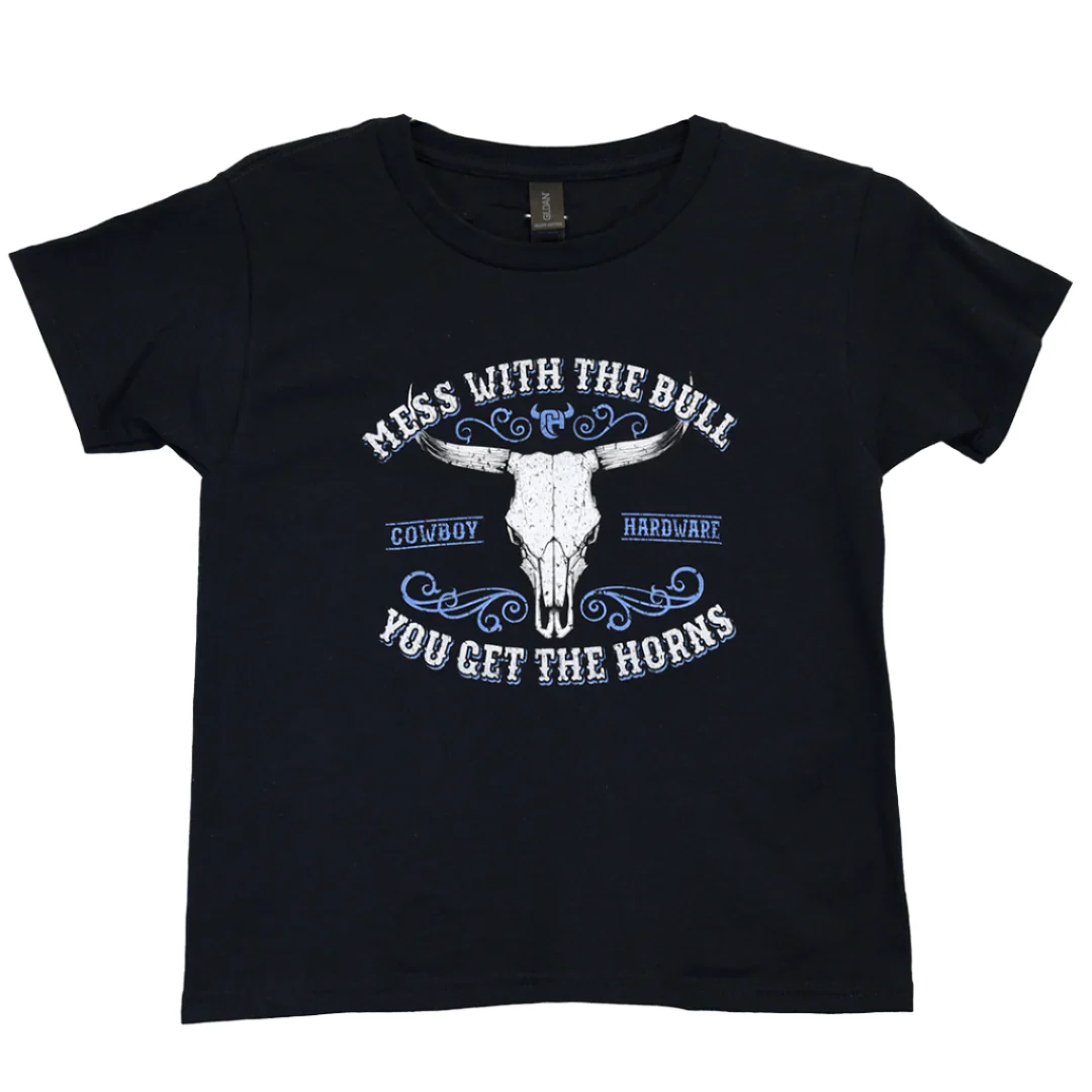 Cowboy Hardware Boys' Mess With The Bull T-shirt