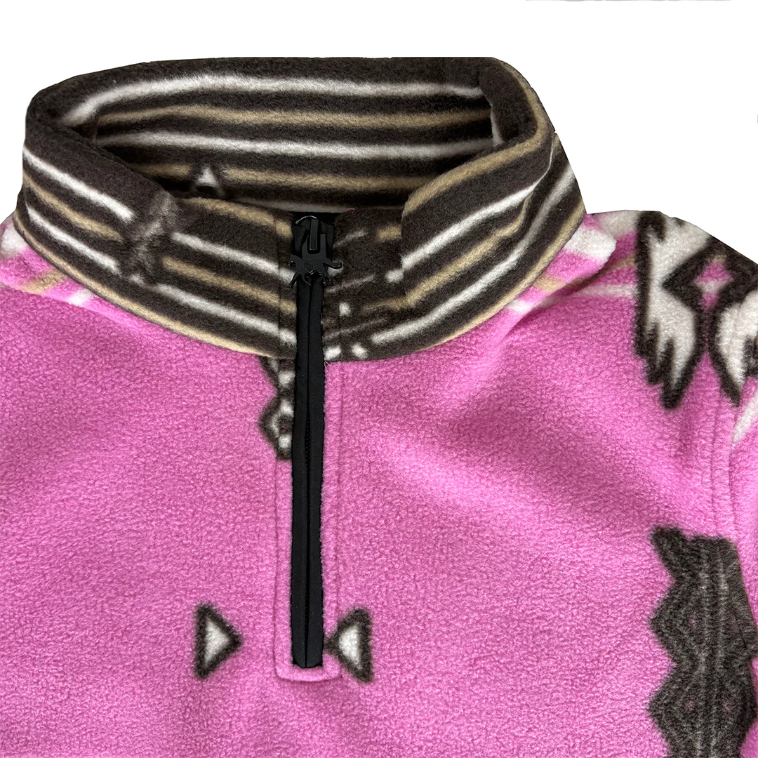 Cowgirl Hardware Girls' Aztec Fleece Jacket