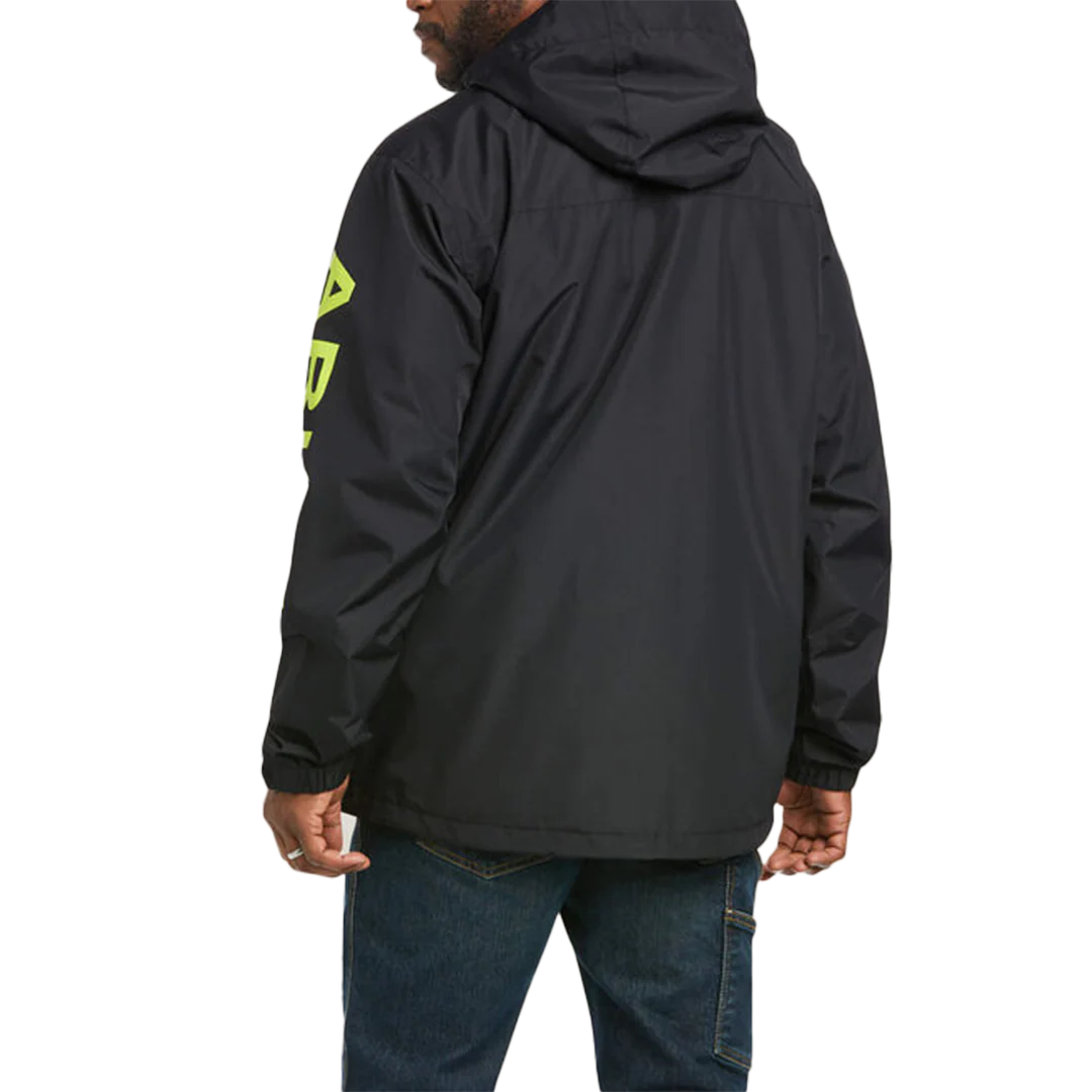 Ariat Men's Rebar Stormshell Logo Waterproof Jacket