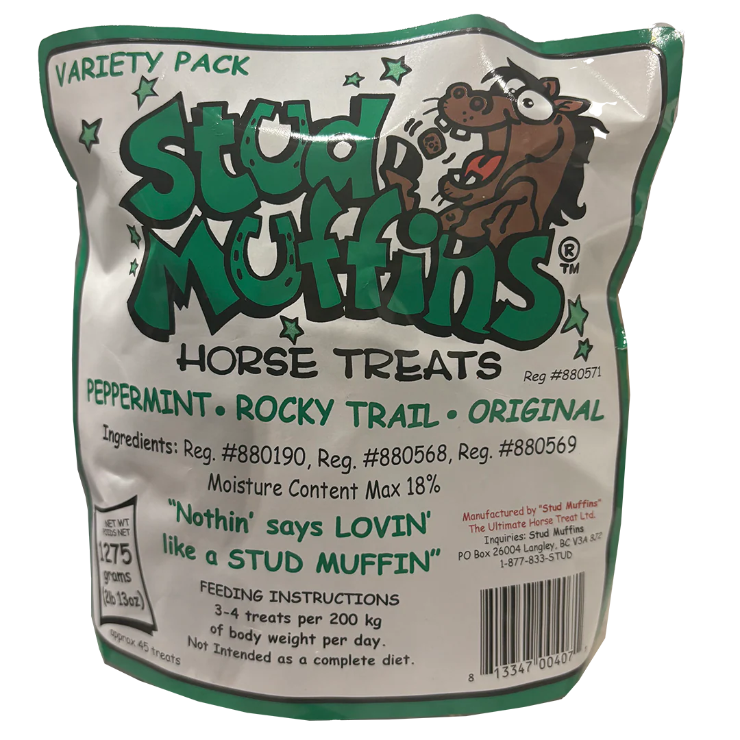 Stud Muffins Horse Treats - 3 Flavor Bucket