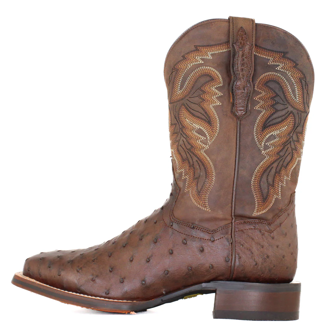 Dan Post Men's Alamosa Full Quill Ostrich Cowboy Boots
