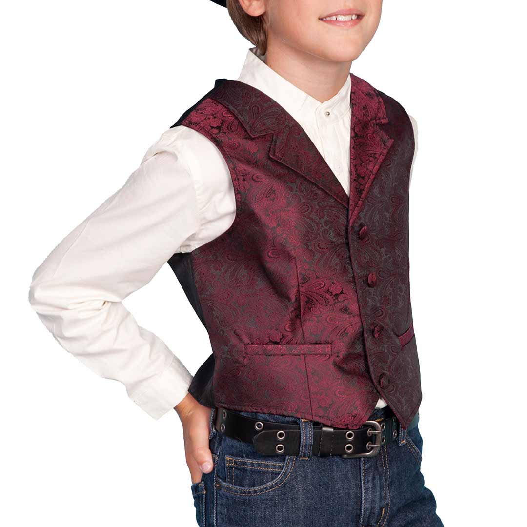 Scully Boys' Paisley Vest