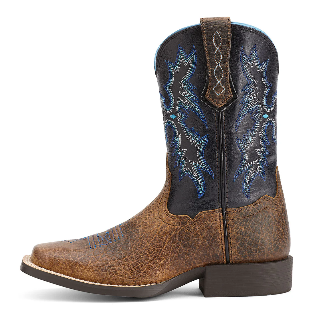Ariat Kids' Tombstone Square Toe Cowboy Boots