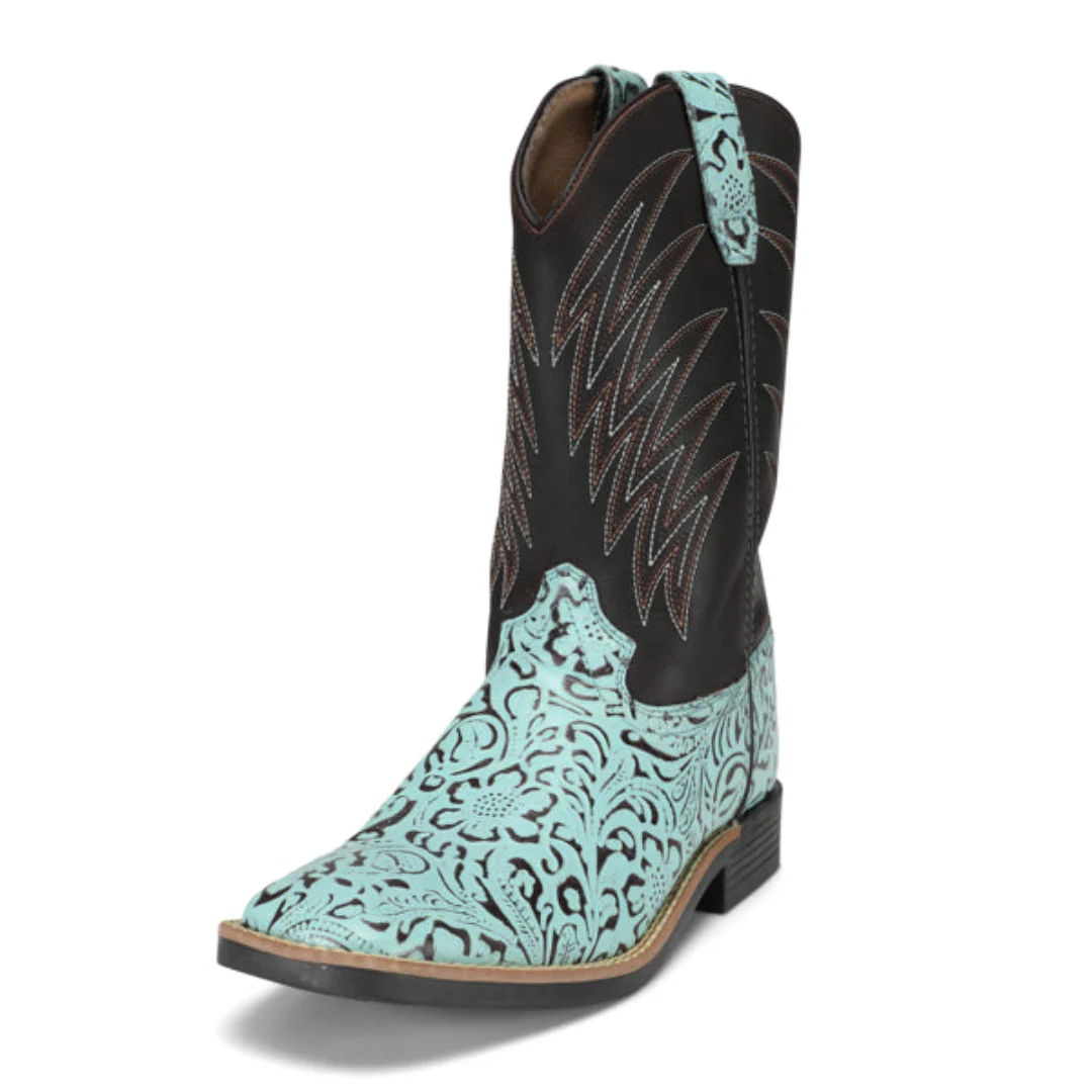 Cowboy Legend Girls' Floral Western Boots