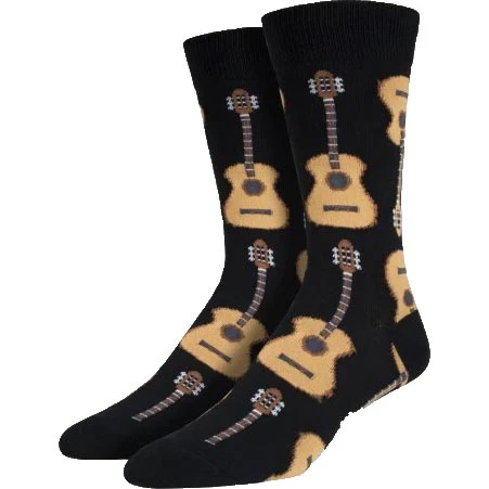 Socksmith Men's Guitar Crew Socks