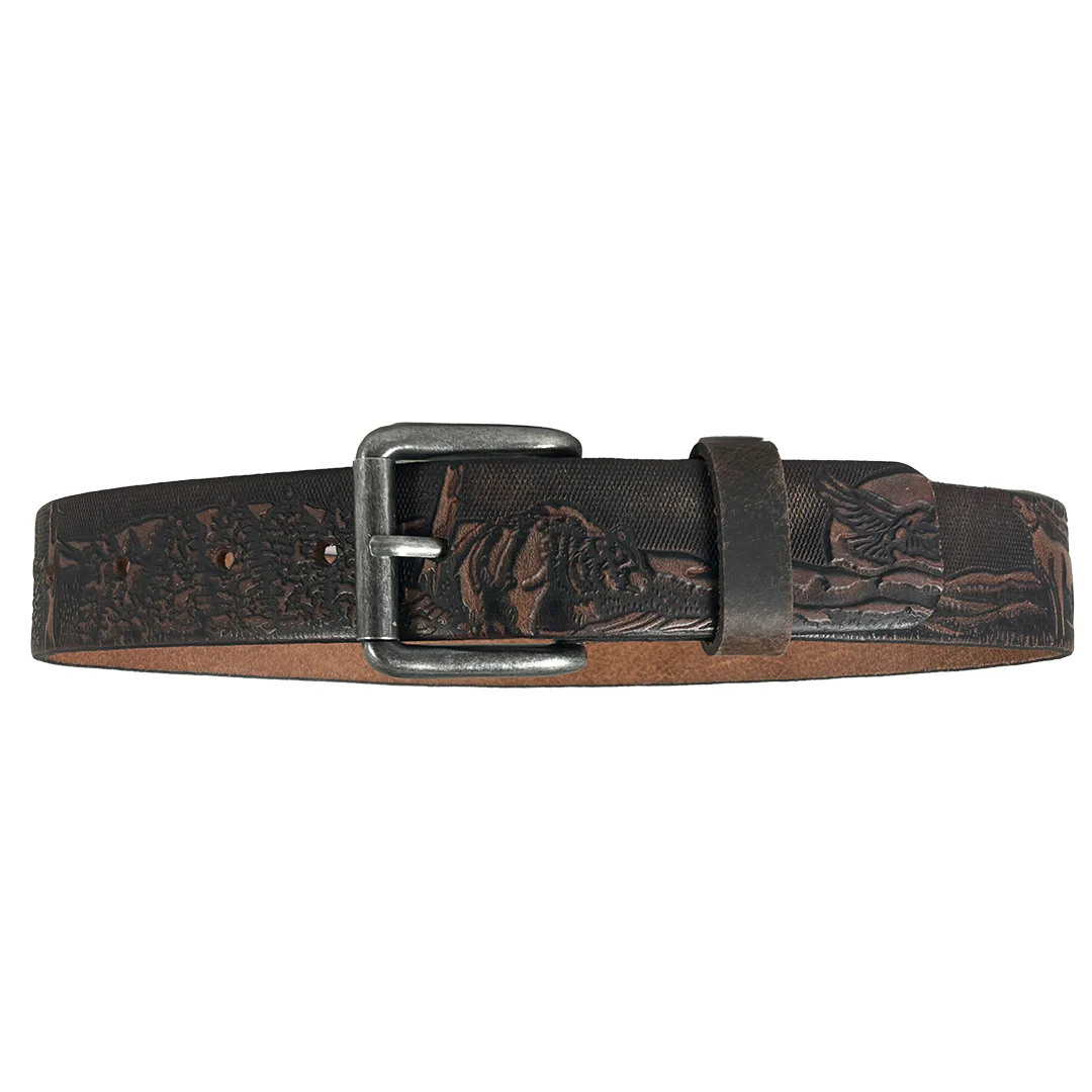 Cowboy Collection Kids' Wildlife Strap Leather Belt
