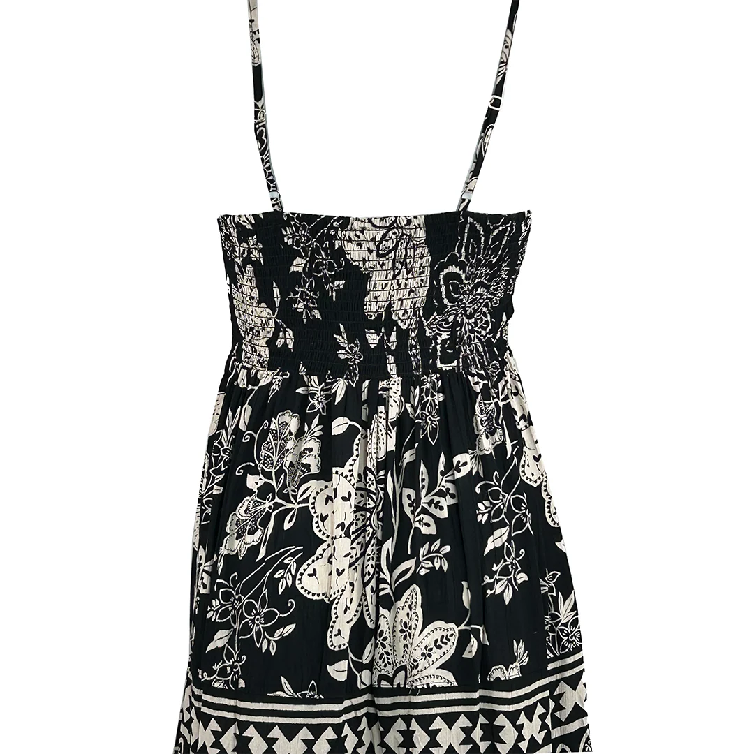 Angie Clothes Women's Flowers Maxi Dress