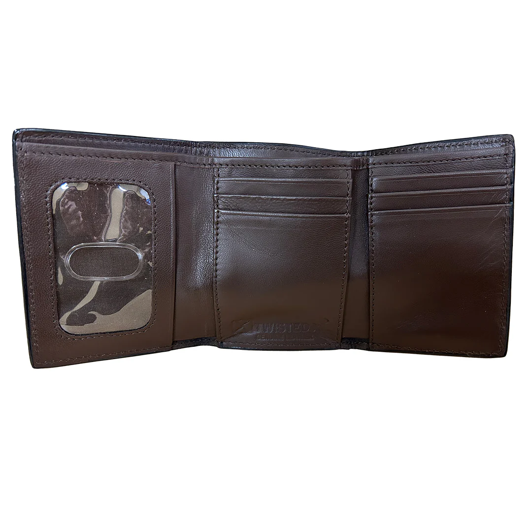 Twisted X Men's Tooled Tri-Fold Wallet