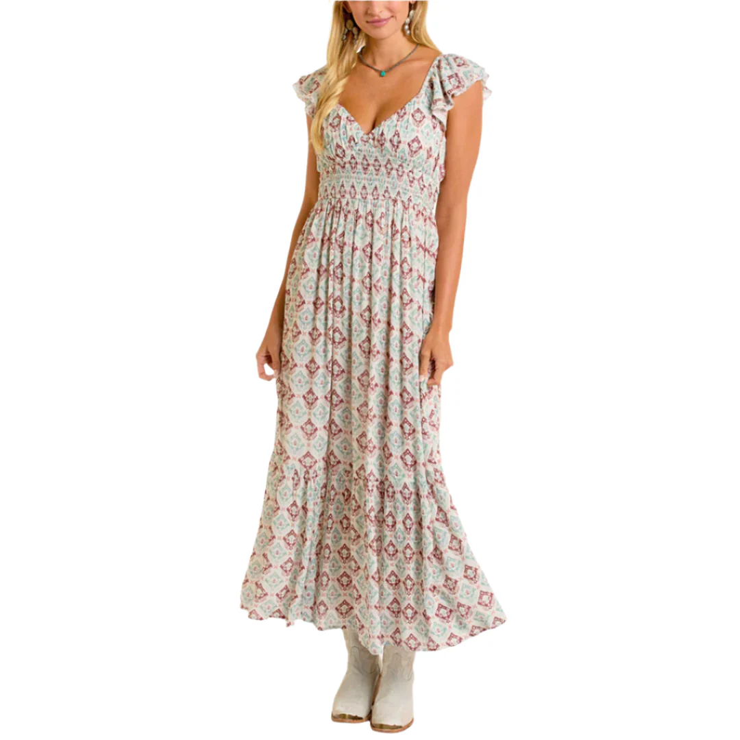 Rock & Roll Denim Women's Aztec Maxi Dress