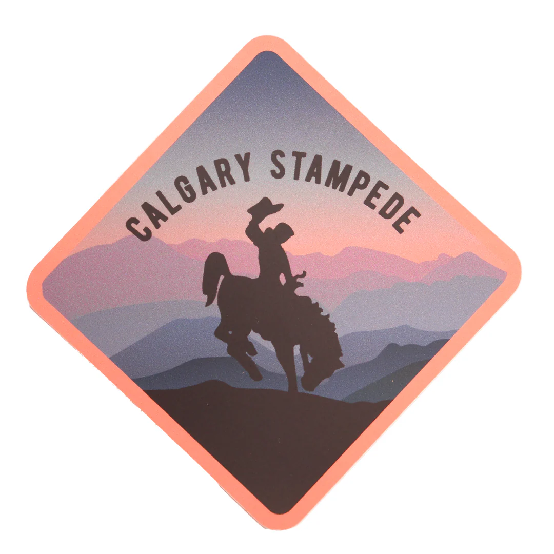 Calgary Stampede Bucking Horse Diamond Sticker