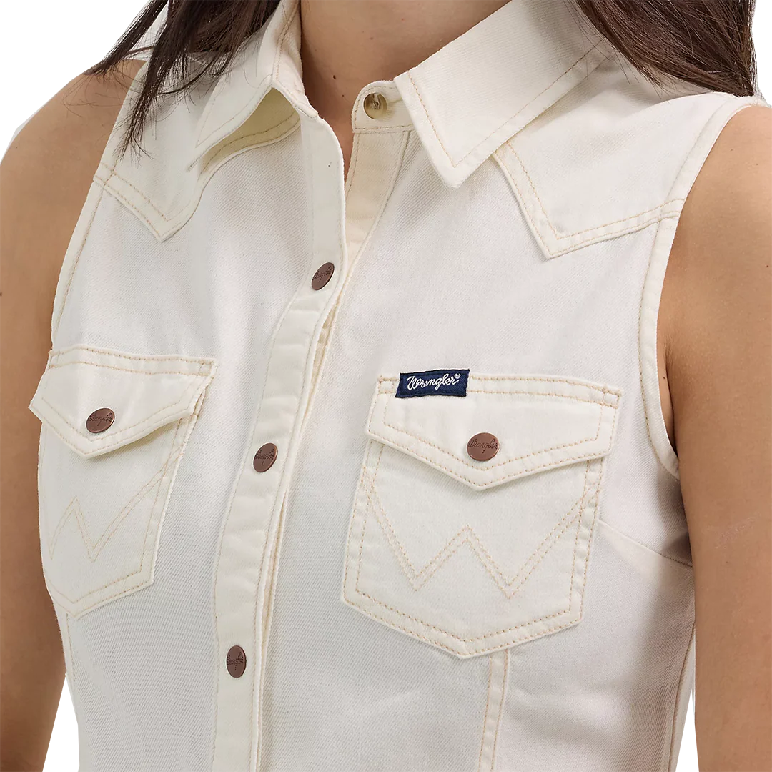 Wrangler Women's Western Snap Shift Dress