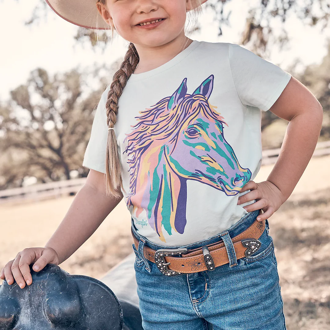 Wrangler Girls' Western Graphic T-Shirt