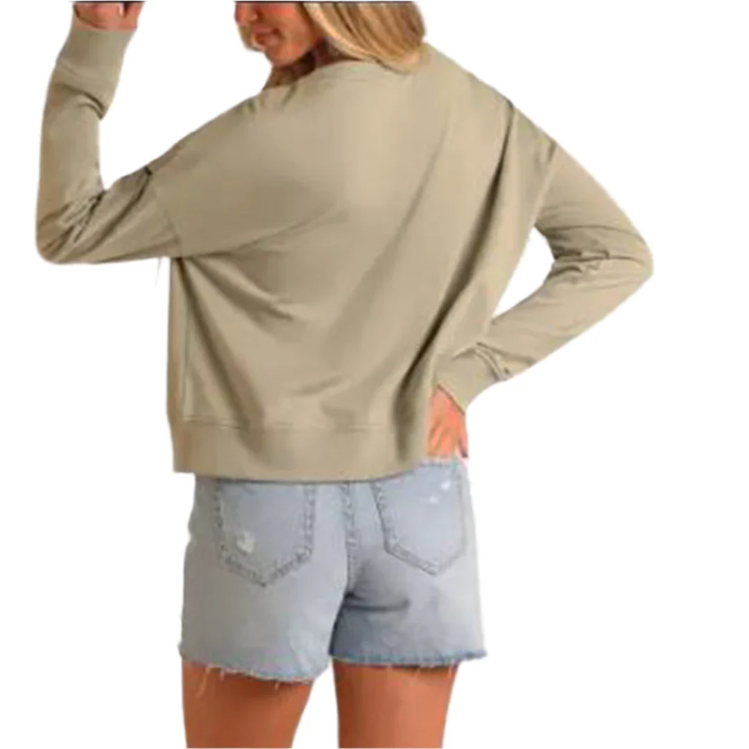 Rock & Roll Denim Women's Fringe Sweatshirt