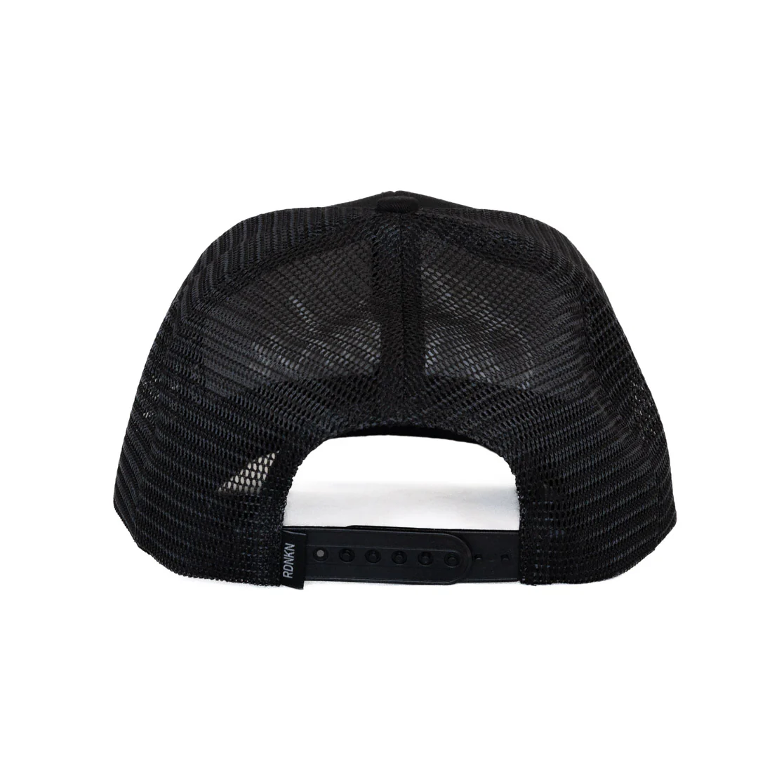 Rdnkn' Men's Alberta Black W/ Rope Trim Cap