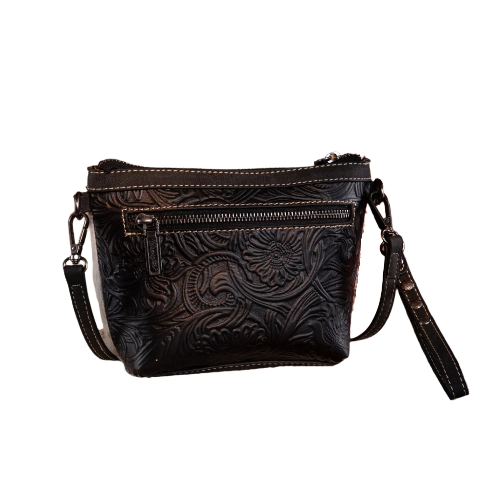 Wrangler Women's Genuine Hair-On Cowhide Crossbody
