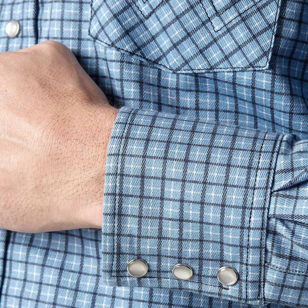 Wrangler Men's Flame Resistant Plaid Work Shirt