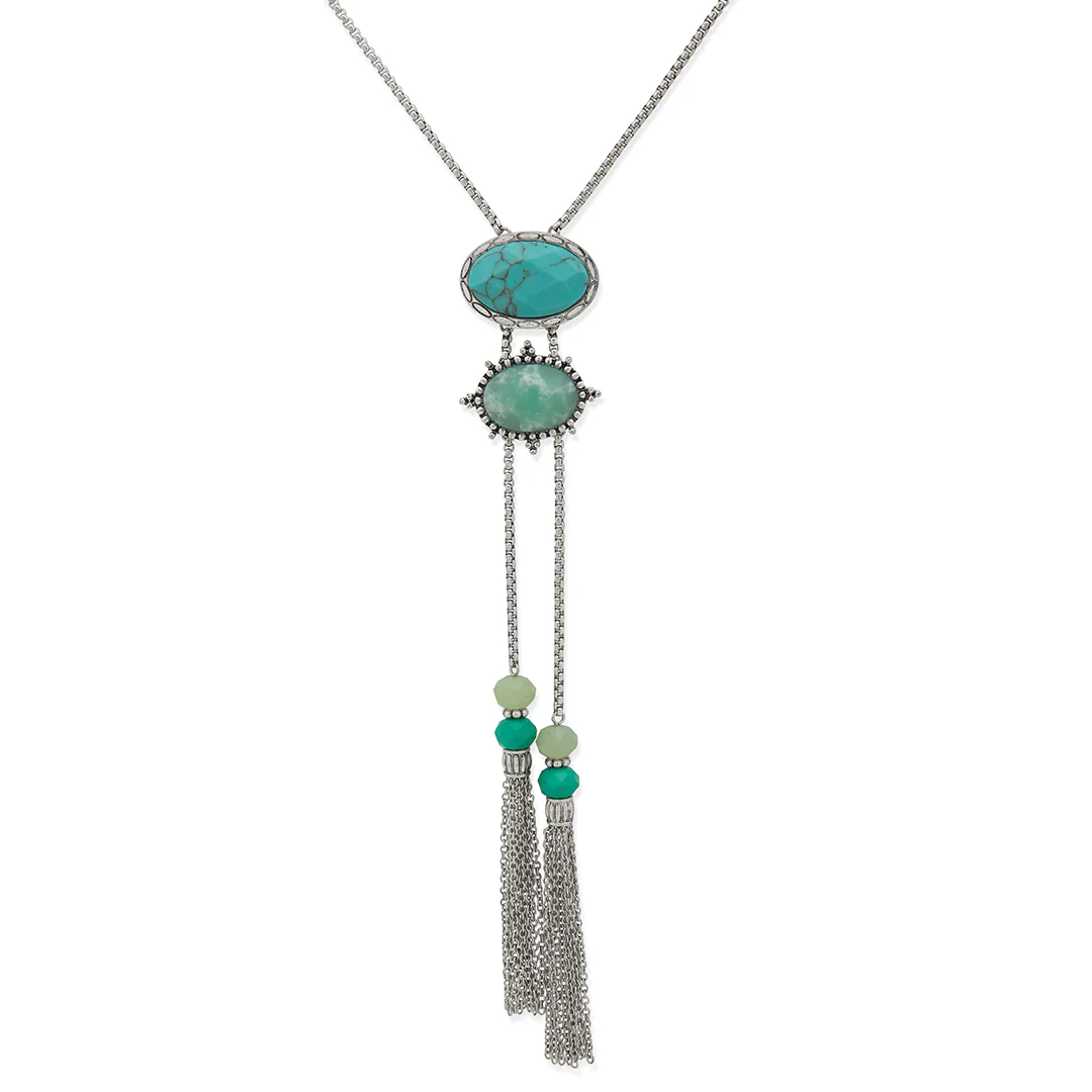 Lainey Wilson Stone Tassel 36 Necklace