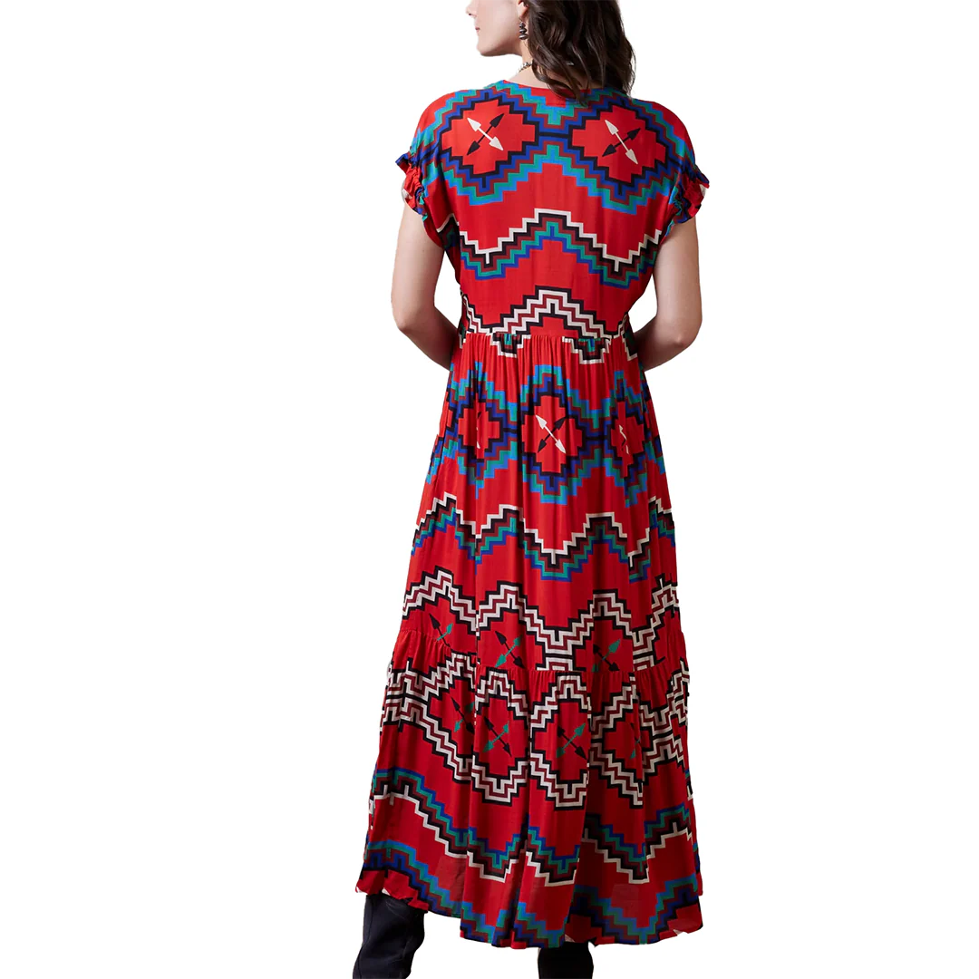 Double D Ranch Women's Fire Weaver Maxi Dress