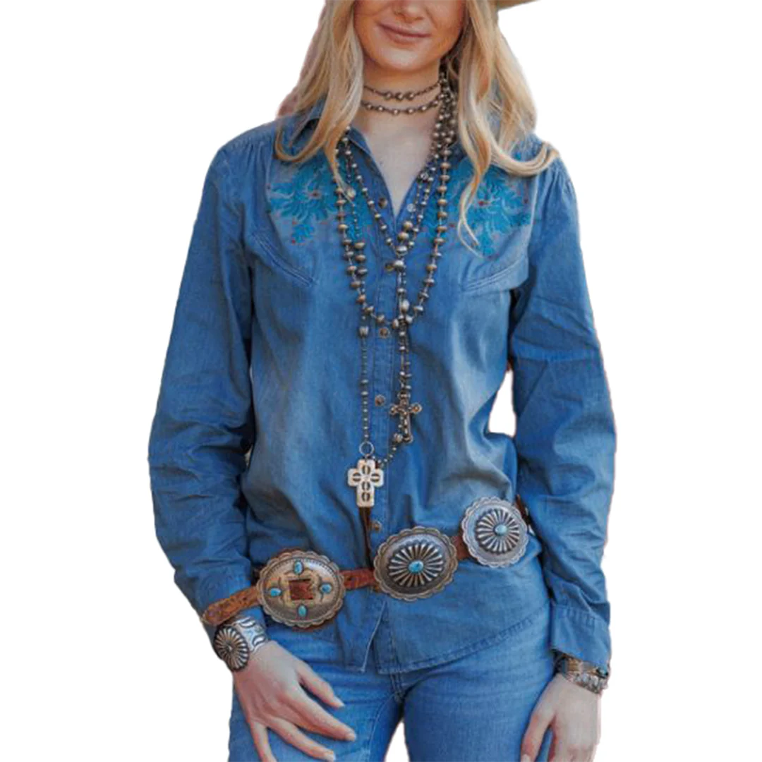 Tasha Polizzi Women's Kimberly Long Sleeve Snap Shirt