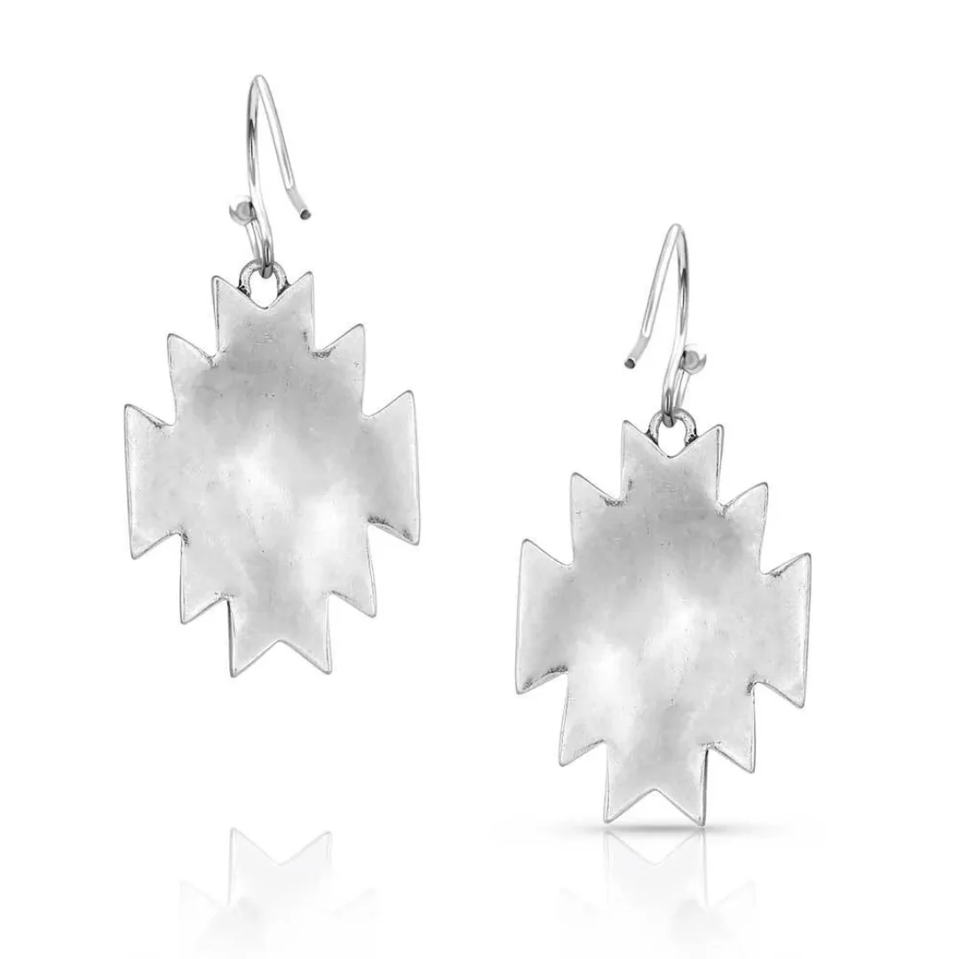 Montana Silversmith's Women's Turquoise Star Pendant Earrings