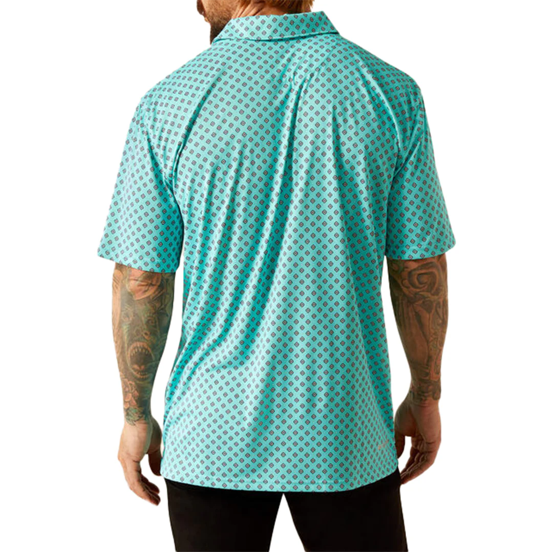 Ariat Men's All Over Print Polo