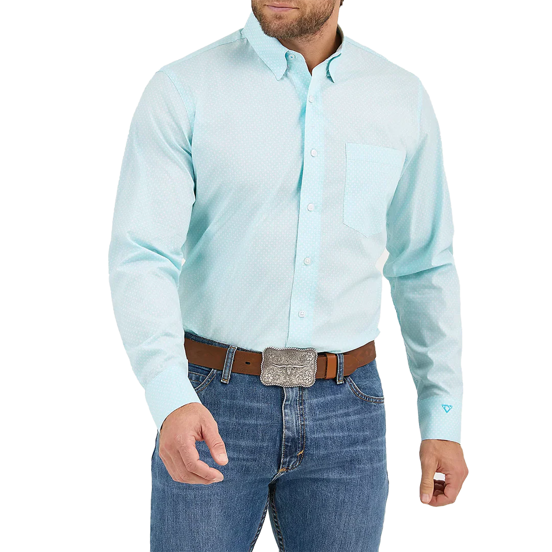 Wrangler Men's Cody Johnson Long Sleeve Button Shirt