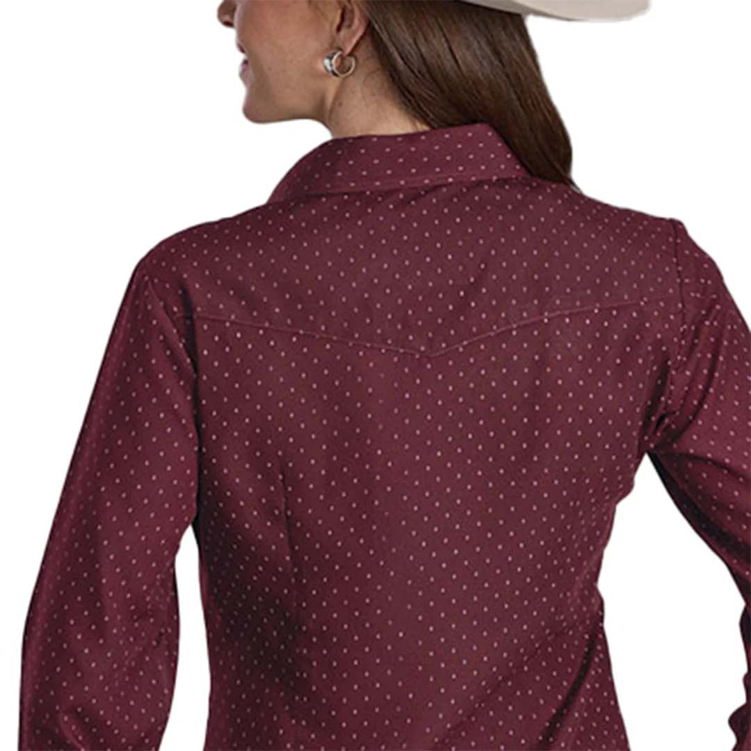 Roper Women's Dot Print Snap Shirt