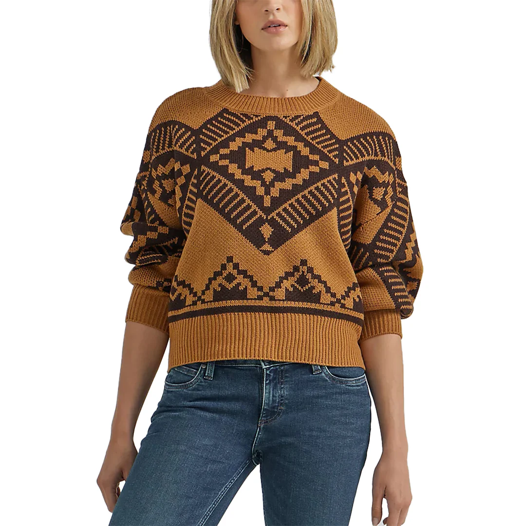 Wrangler Women's Retro Southwestern Pullover Sweater