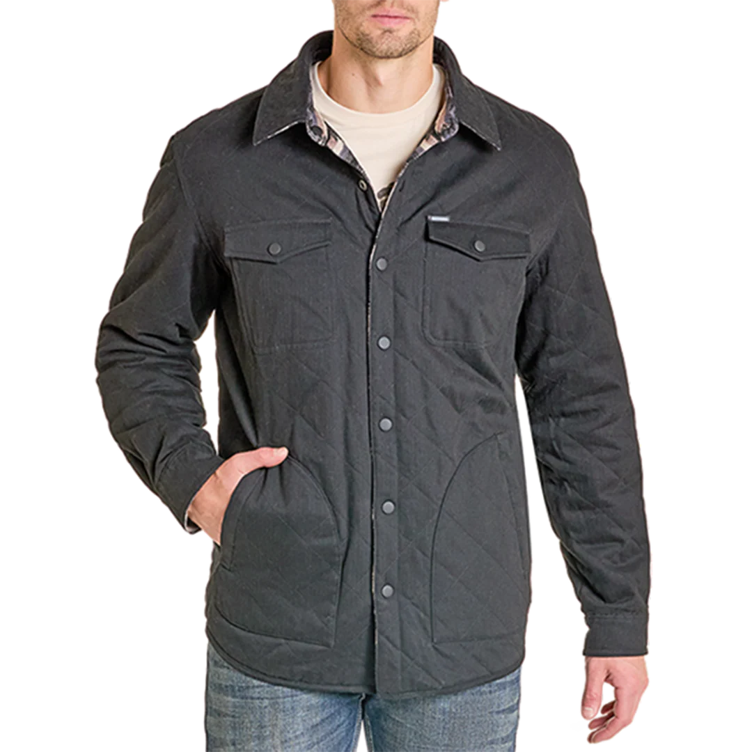 Rock & Roll Denim Men's Aztec Herringbone Shirt Jacket