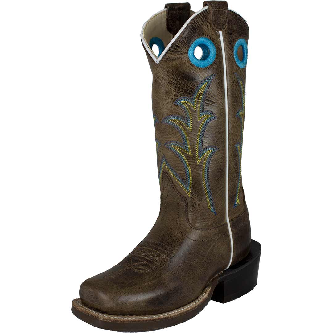 Old West Kids' Square Toe Cowboy Boots