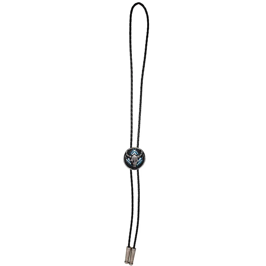 Austin Accent Men's Steer Skull Bolo Tie